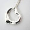 [Used] TIFFANY/Tiffany 925 Open Heart Pendant/Necklace/j63-1