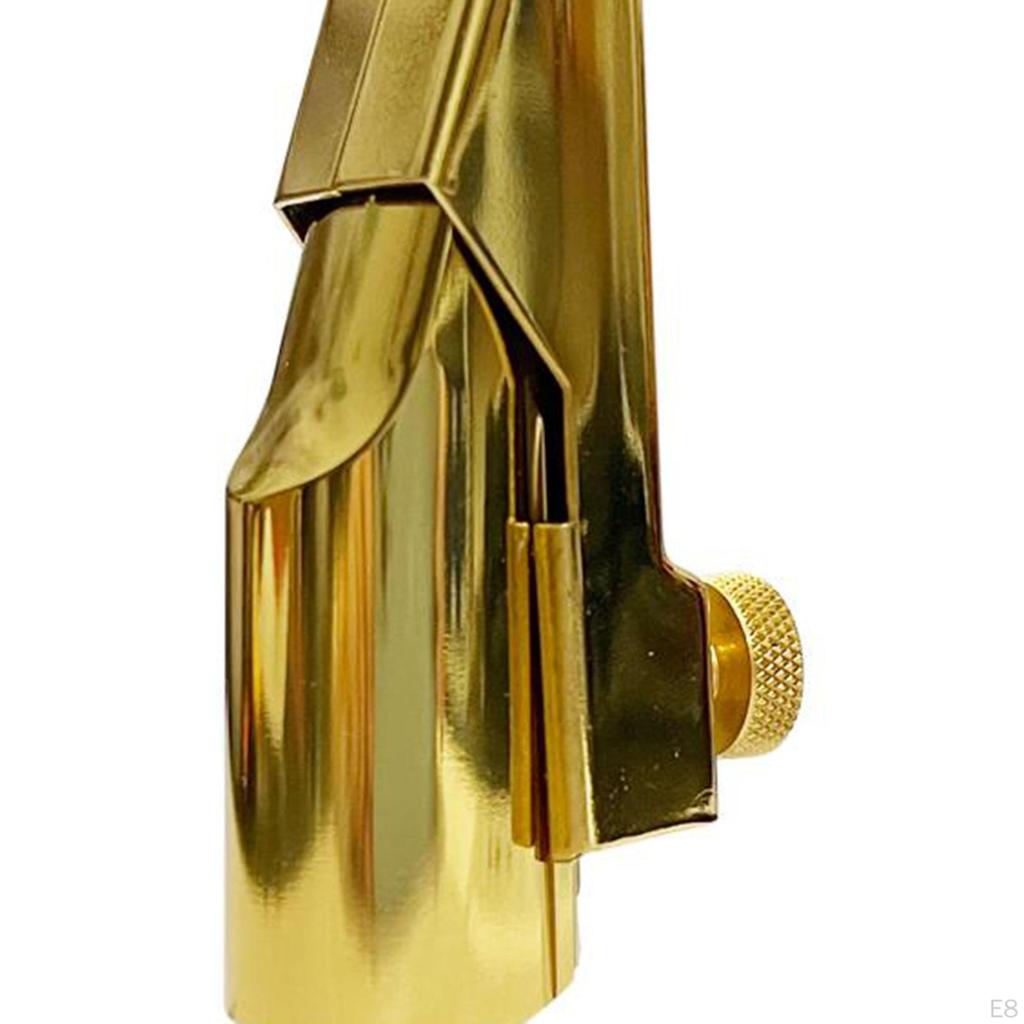 Мундштук для альт-саксофона Компактный Практичный Многоразовый с Лигатурой и Колпачком Подарки для Детей Взрослых Музыка