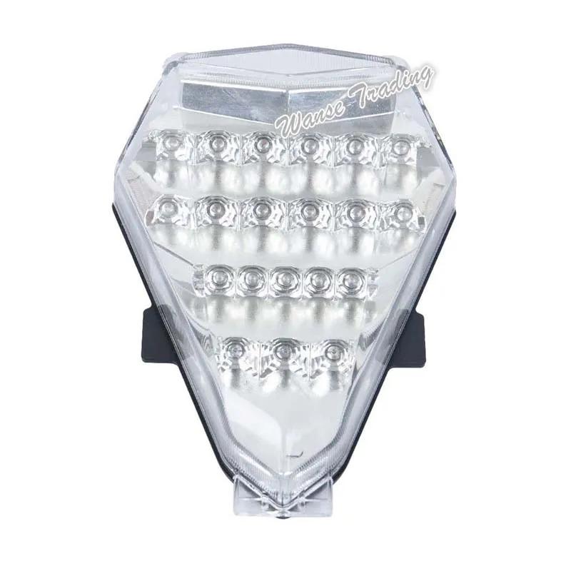 Waase Для Yamaha YZF R6 RJ11 2006 2007 Хромированный Задний Фонарь Стоп-сигнал Поворотники Интегрированный Светодиодный Свет