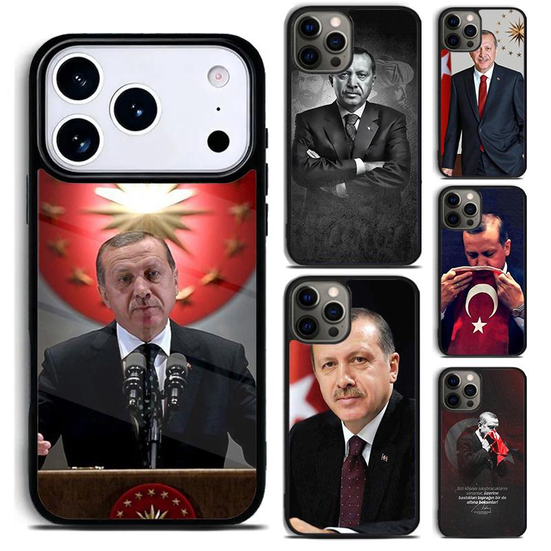 President Turkey Recep Tayyip Erdogan soft Phone Case for iPhone 17 16 15 Pro Max Air 14 13 12 11 Plus Shockproof Capa Cover