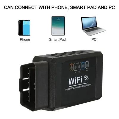 OBD2 WIFI ELM327 V 1.5 сканер для iPhone IOS /Android Auto OBDII OBD 2 ODB II ELM 327 V1.5 WI-FI считыватель кодов диагностический инструмент