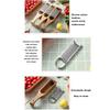 With Wood Container Stainless Steel Cheese Grater with Handle Cheese Slicer Set  Kitchen Tools