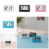 Creative Small Mini Triangle Clock Mute ABS Desk Digital Clock Electronic Simple Student