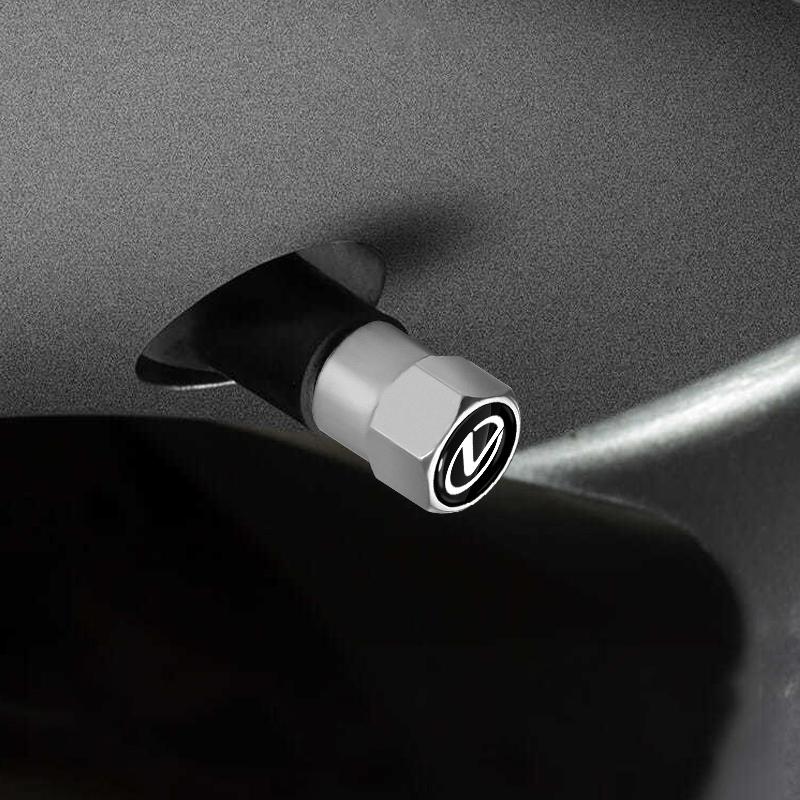Car Accessories Car Valve Stem Caps Cover Waterproof For Lexus CT200H ES350 GX460 470 IS250 LS460 NX300 RX300 350 450H ES RX LS