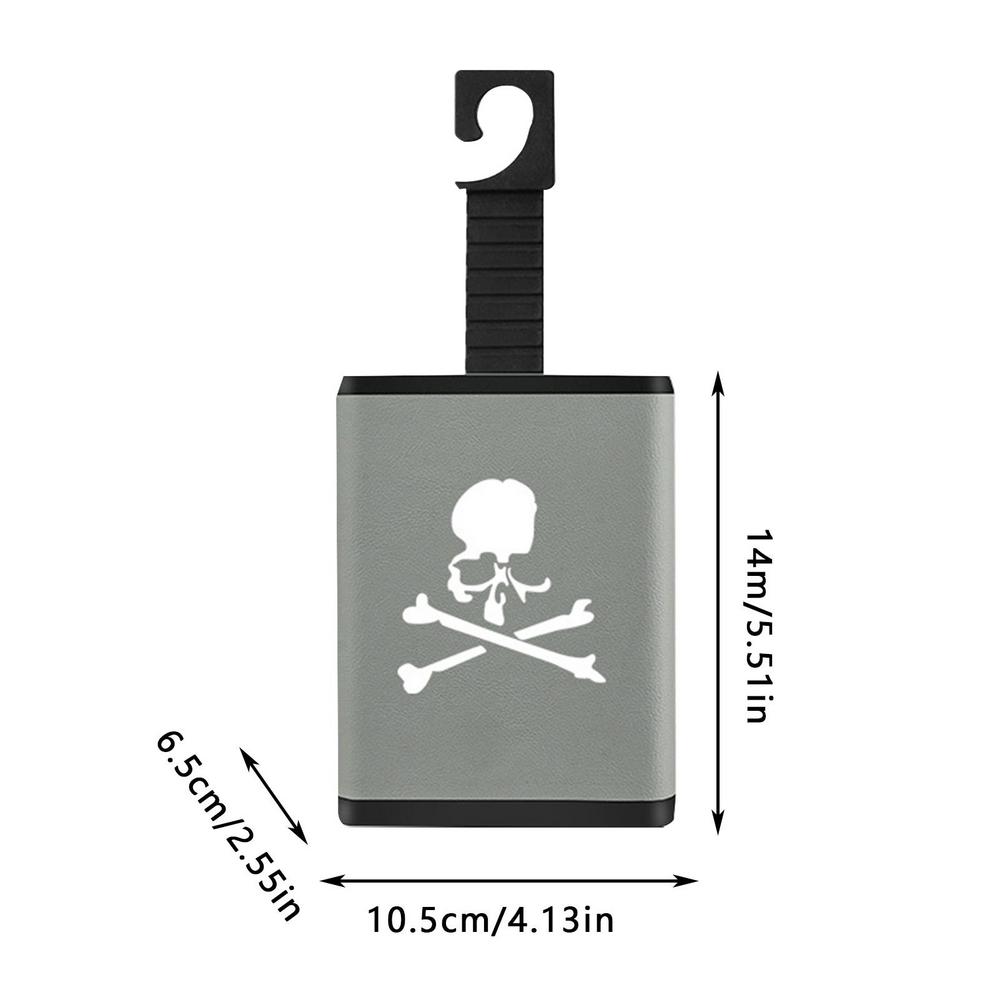 New Car Seat Trash Can Car Seat Back Garbage Bin Waterproof Automotive Mini Trash Can With Hook And Back Clip For Car Door