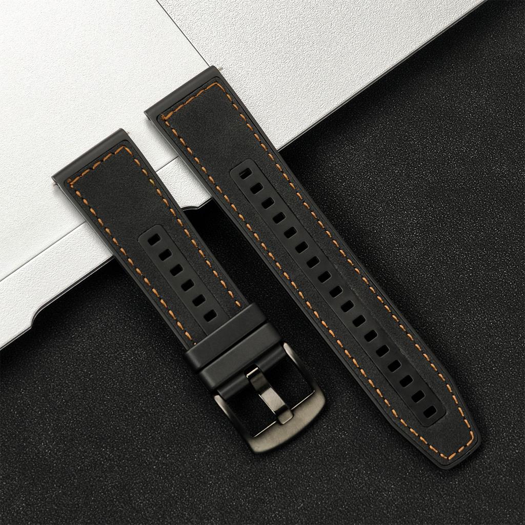 22 мм Универсальный кожаный ремешок для HAUWEI WATCH GT4/3 46 мм Дышащий спортивный браслет Быстросъемный браслет для Watch 4/3Pro 48 мм