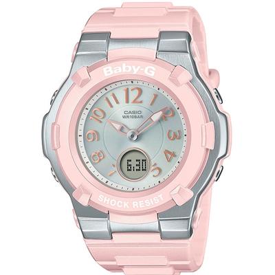Женские часы Baby-G BGA-1100-4B2JF [BABY-G BGD-1100 Renewal] Круглые розовые цифровые аналоговые