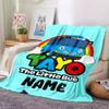 Custom Name Tayo'S Rainbow Friends Party Blanket For Couch Bed Plush Cozy Fuzzy Blanket Super Soft Warm Blankets For Fall And Winter 091648