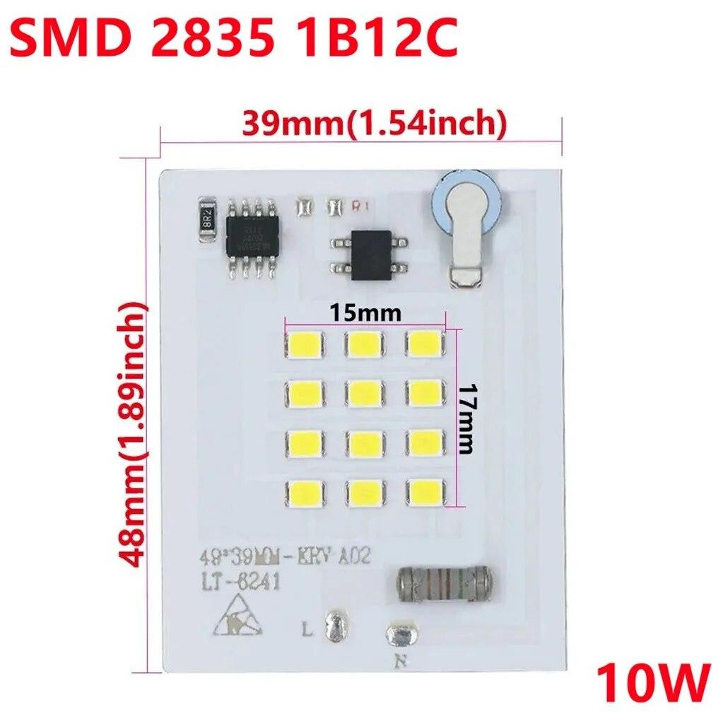 Светодиодные лампы чипы 220 В SMD чип 2835 Smart IC светодиодный модуль Замена 10 Вт 20 Вт 30 Вт 50 Вт 100 Вт для наружного прожектора прожектор
