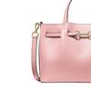 Michael Kors Золотая фурнитура Съемный плечевой ремень Кожаная сумка-кроссбоди Тоут Маленькая Женская Пудрово-розовый