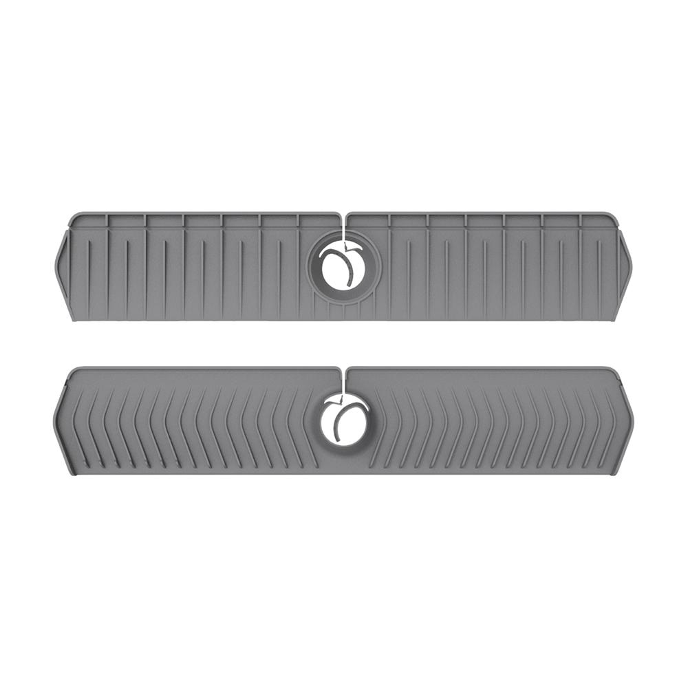 Quick Dry Silicone Splash Guard Reusable Sink Splash Mat Faucet Splash Catcher  Behind Faucet