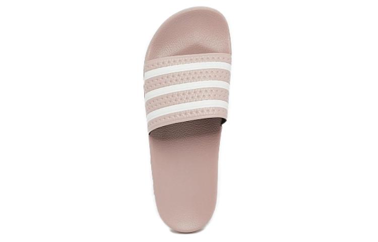 adidas Оригинальные шлепанцы Adilette, устойчивые к истиранию, унисекс, розовые IG0487