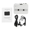 Mini Cassette Player Tape Record FM Radio with 3.5mm Headphone Jack Volume Control