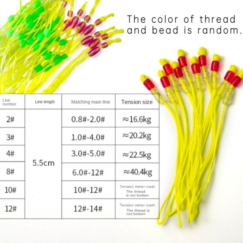 50PCS PE Fly Line Loop Connectors Improve Pull Fly Fishing Loop Connectors  Fly Fishing