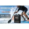 20PSI Electric High Pressure Paddle Board Pump, 12000mAh Dual-Stage Auto-Off, 12V DC Car Connector for Paddle Board Kayak Boat