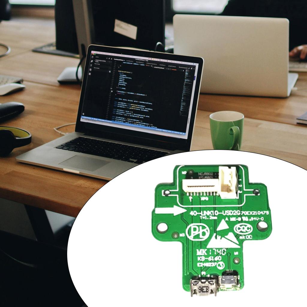 Плата печатной платы порта зарядки Micro USB для динамиков JBL Link 10, зеленая, высокопрочная запасная часть