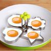 4PCS Stainless Steel Fried Egg Mold Pancake Mold Kitchen Cooking Tools Love Shaped Cook Fried Egg Mold