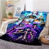 Classics Animated Character Seiya Patterned Wool Blanket Cartoon Saint Seiya Series Children Shawl and Sofa Super Soft