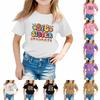 Toddler Girl Boy T-Shirts Kids Top Boys And Girls Printed Short Sleeved T-shirt