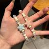 Y2K Colorful Beaded Bracelets Pink Blue Beaded Bangle Cute Starfish Bracelet  Marine Accessories