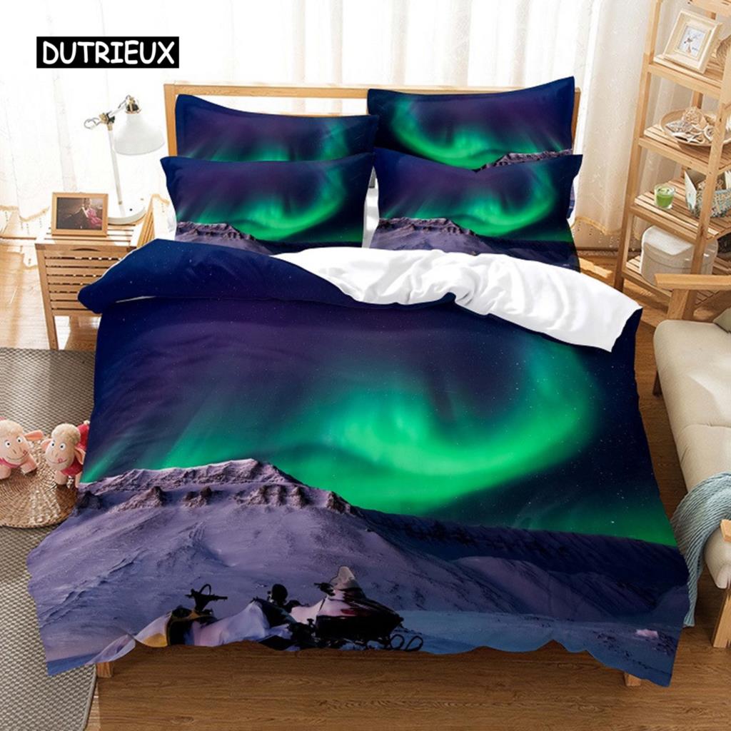 Комплект постельного белья Beach Coconut Tree, комплект пододеяльников, постельное белье с 3D-принтом, комплект постельного белья размера Queen, модный дизайн