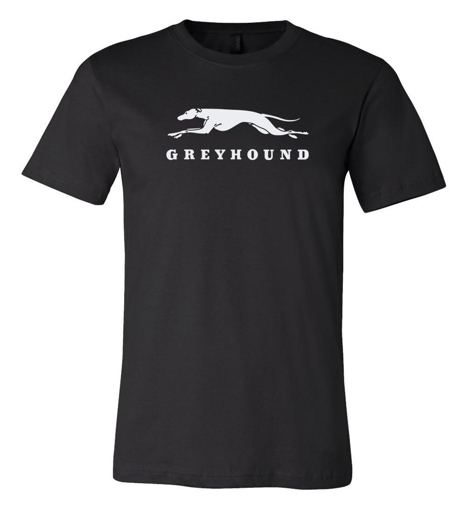 Футболка с основным логотипом Greyhound Bus 6 размеров S-5XL! Быстрый корабль! Футболка Unisex