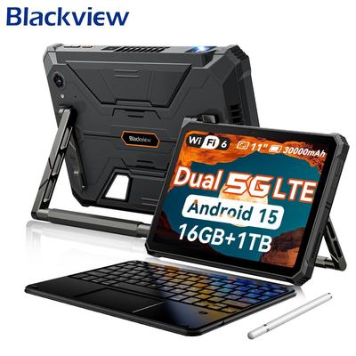 Blackview Защищенные планшеты Active 12 Pro Android 15 11 дюймов 12 ГБ 256 ГБ/16 ГБ 1 ТБ Планшетный ПК 30000 мАч 90 Гц