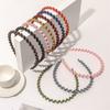 Korean Headband Woman Hair Hoop Colorful Candy Colors Narrow Side Waves Bezel Hair Band Hair Accessories Hairbands New