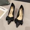 Fashion Single Shoe Princess Style Fashion Celebrity High Heel Shoes Spring and Autumn New Versatile High Heel Thin Heel Sandals Heels