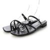 Carino CAUK44081 Women's Sandals, Black, Size 25.0 Cm