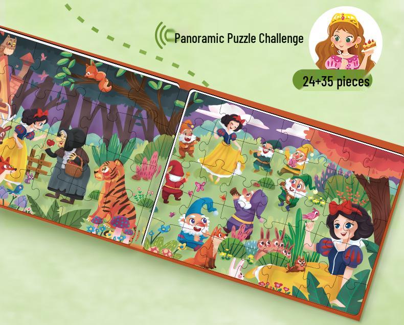 Princess Magnetic Puzzle for Girls Ages 3 and Up - Educational Toy Gift