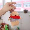 Stuffed Animal Dipping Sauce Dog Funny Pendants Puppy Plush Keychain Dog Plush Doll  Adult Children