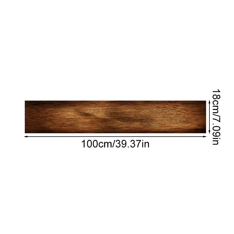 6Pcs/13Pcs Simulated Exquisite Home Decoration Beautify PVC Sticker Wood Grain Sticker Step Decoration Waterproof