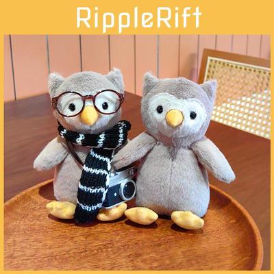 Очаровательный мягкий плюшевый набор шарф и шапка с совой, камера, очки для детей