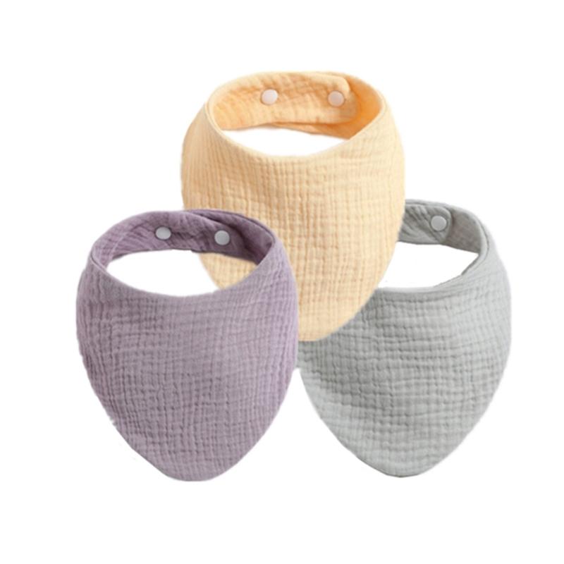 3 ШТ/5 ШТ Муслиновые слюнявчики Детское полотенце для лица Мочалка Слюнявчики для малышей Шарф на шею для малышей Детские вещи Дропшиппинг