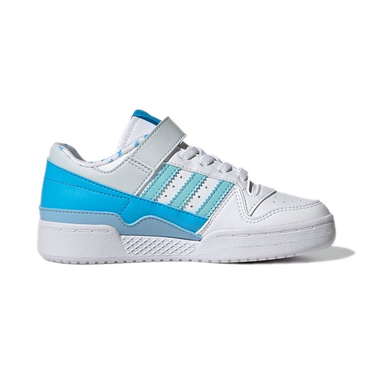 Adidas Forum Low Little Kid Детские кроссовки на День Святого Валентина White Cloud-White Sky-Rush GZ0800