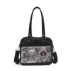 2025 Cartoon Large-capacity Handbag Multifunctional Transparent JK Uniform Bag Japanese College Style Versatile Crossbody Bag 2D Anime Shoulder Bag