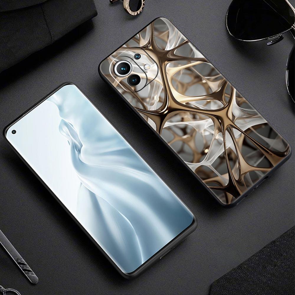 Folds Texture Phone Case Cover for Xiaomi Mi 17 15 14 13 12 11 Ultra 15T 14T 13T 12T 11T Pro Lite 5G Soft TPU Shell Fundas Capas
