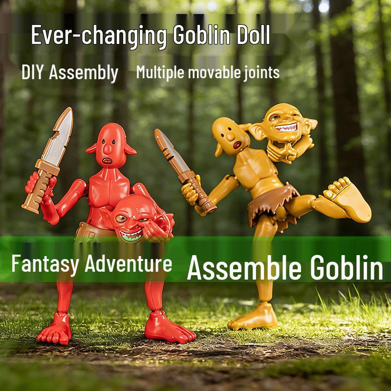 Сборная модель Гоблина - Многосуставная подвижная DIY Игрушка Украшение