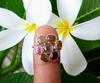 Natural Multi Tourmaline 925 Sterling Silver Gemstone Flower Ring Sz 5 Christmas