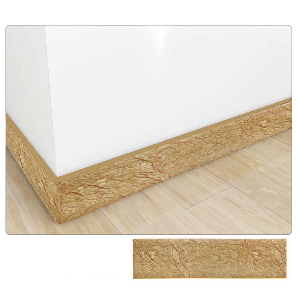 2M/Roll DIY Thickened Wall Base Self Adhesive Anti-collision Skirting Line Soft Wall Sticker Living Room