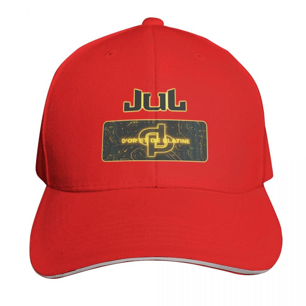 Кепка с логотипом рэпера Jul Модная повседневная бейсболка Регулируемая кепка Хип-хоп Летние Унисекс Бейсболки