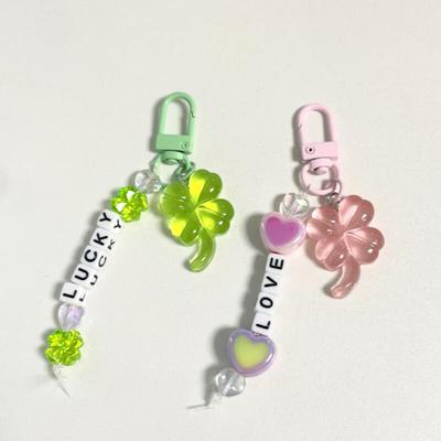 Набор для изготовления брелока с четырехлистным клевером и инициалом DIY Smile