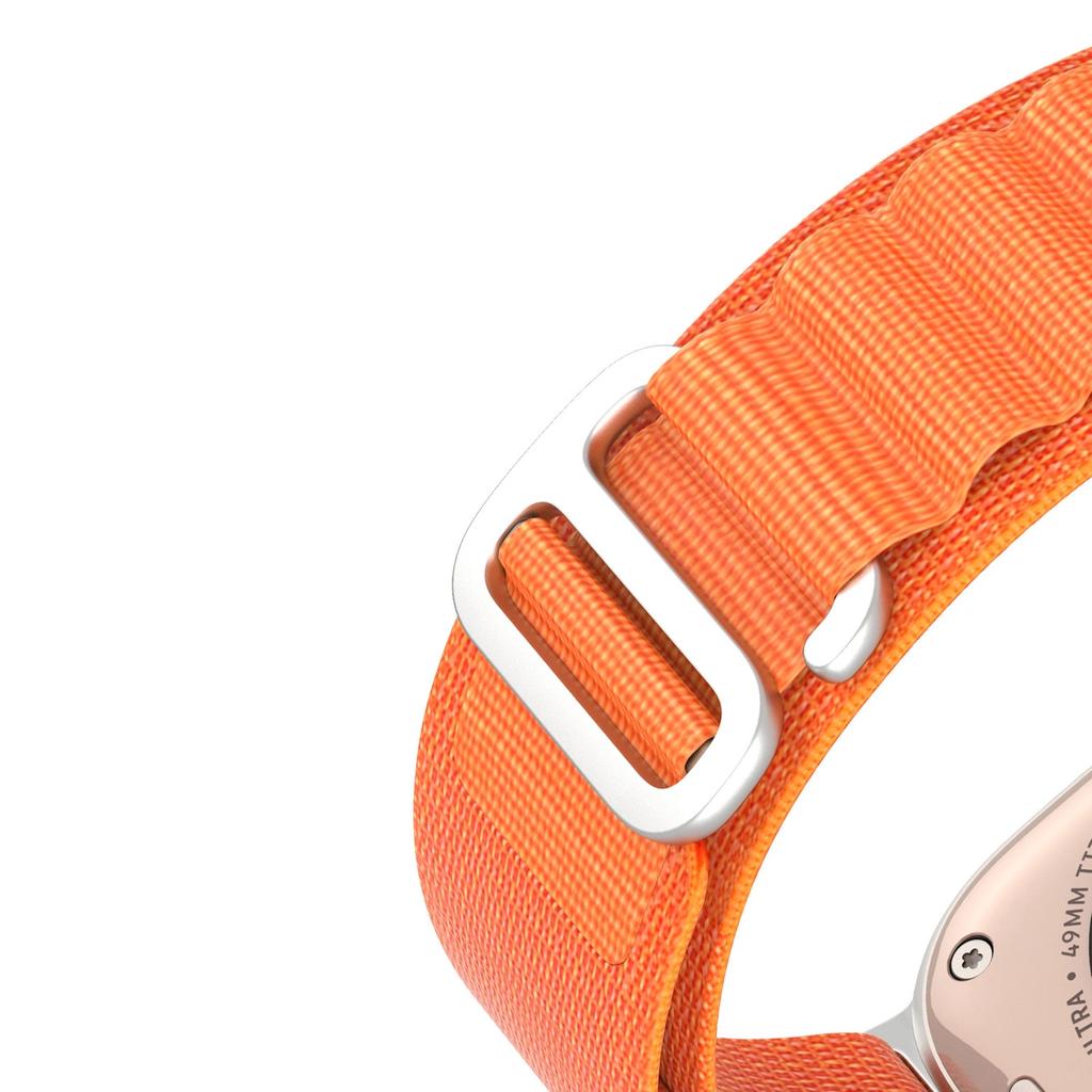 Sport Strap With Buckle For Apple Watch 8/7/6/Se/5/4/3/2/1 (41, 40, 38mm) Dux Ducis Strap Gs Version - Orange