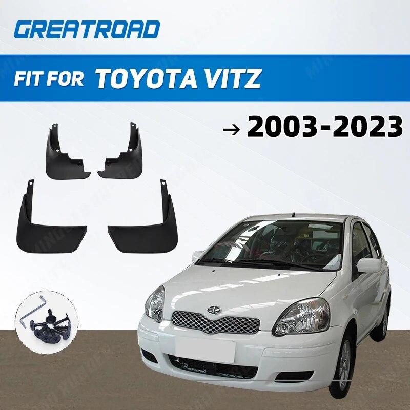 4 шт. брызговики для Toyota Vitz 2003 04 05 06 07 08 09-2023 передние и задние брызговики автомобильные аксессуары auto styline