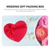 Heart-shaped Gift Box Red Gift Storage Container New Packaging Paper Box  Valentine's Day