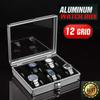 Шкатулка для ювелирных изделий из алюминиевого сплава цинка, коробка для хранения, дисплей для браслета, держатель для часов, чехол для наручных часов