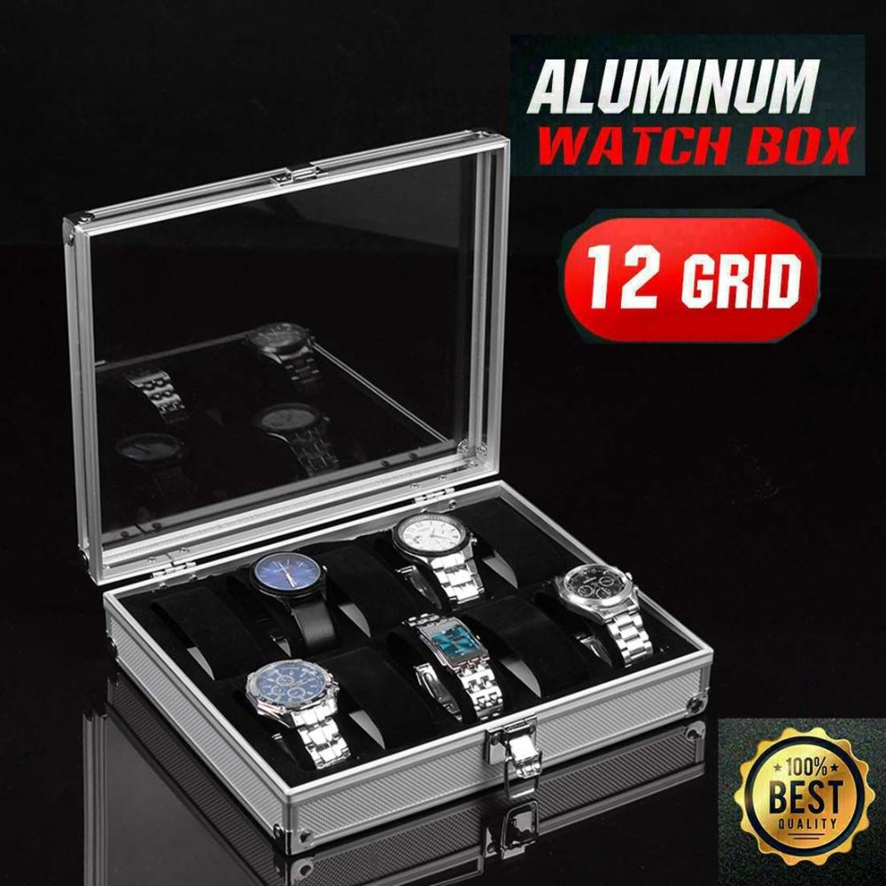 Коробка для хранения ювелирных изделий, коробка для хранения, алюминиевый сплав цинка, корпус для наручных часов, дисплей для браслета, шкатулка для часов, держатель для часов