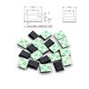 50pcs Self-adhesive Fiber Optic Cable Clips Mounting Base. Electrical Cable Clip, LED Strip Mounting Clip ...