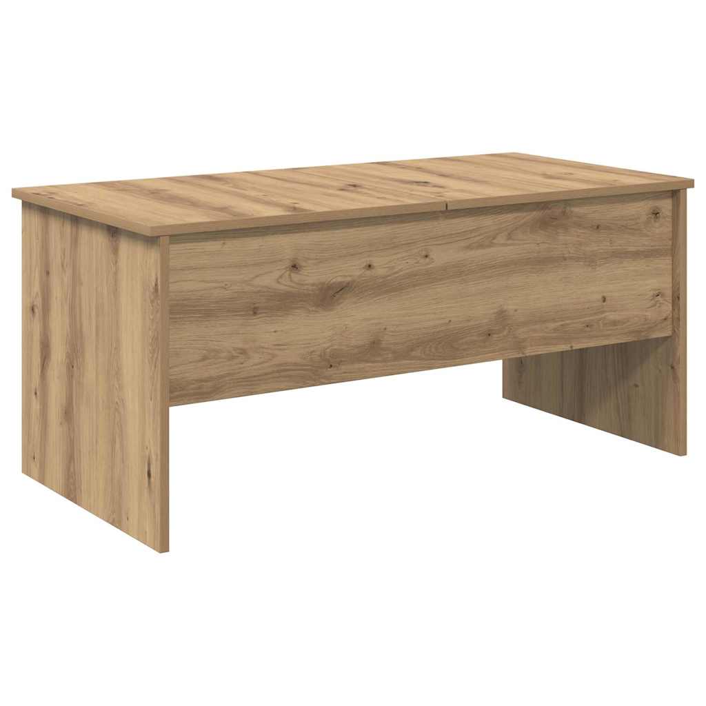 Artisan Oak Coffee Table 102 x 50.5 x 46.5 cm Engineered Wood